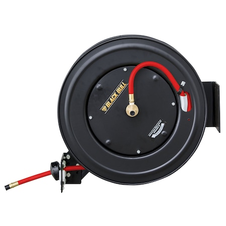 Black Bull Retractable Air Hose Reel with Auto Rewind, 50 ft. AHAR50